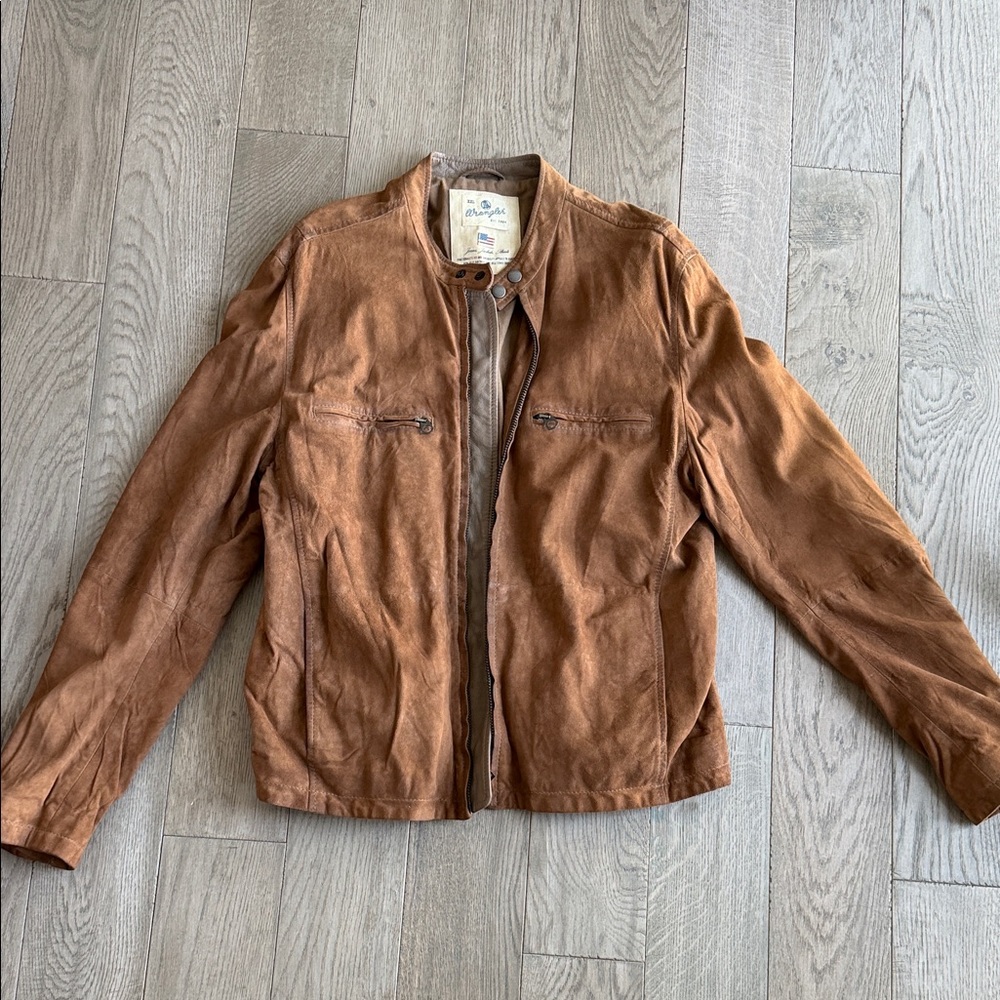Wrangler Men's Tan Suede Jacket